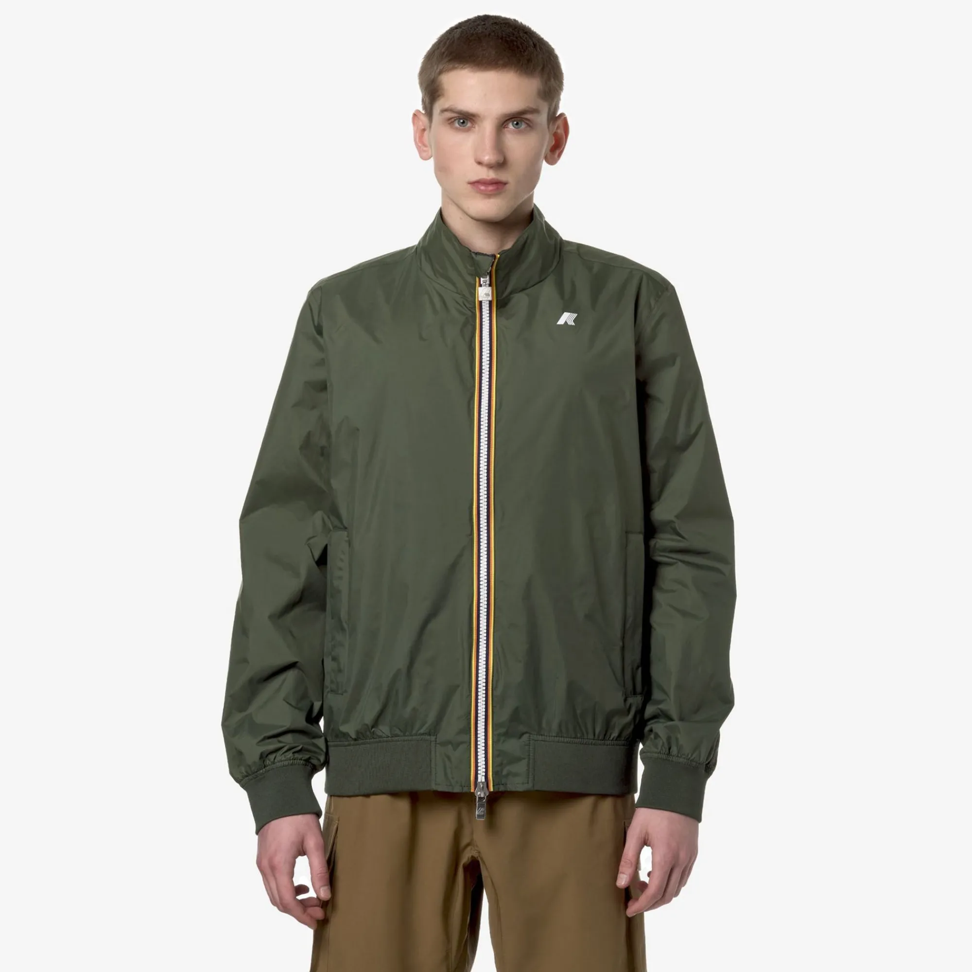 K-WAY Arsene Plus.2 Reversible - Jackets - Short - Man - Green B -Blue D Fashion