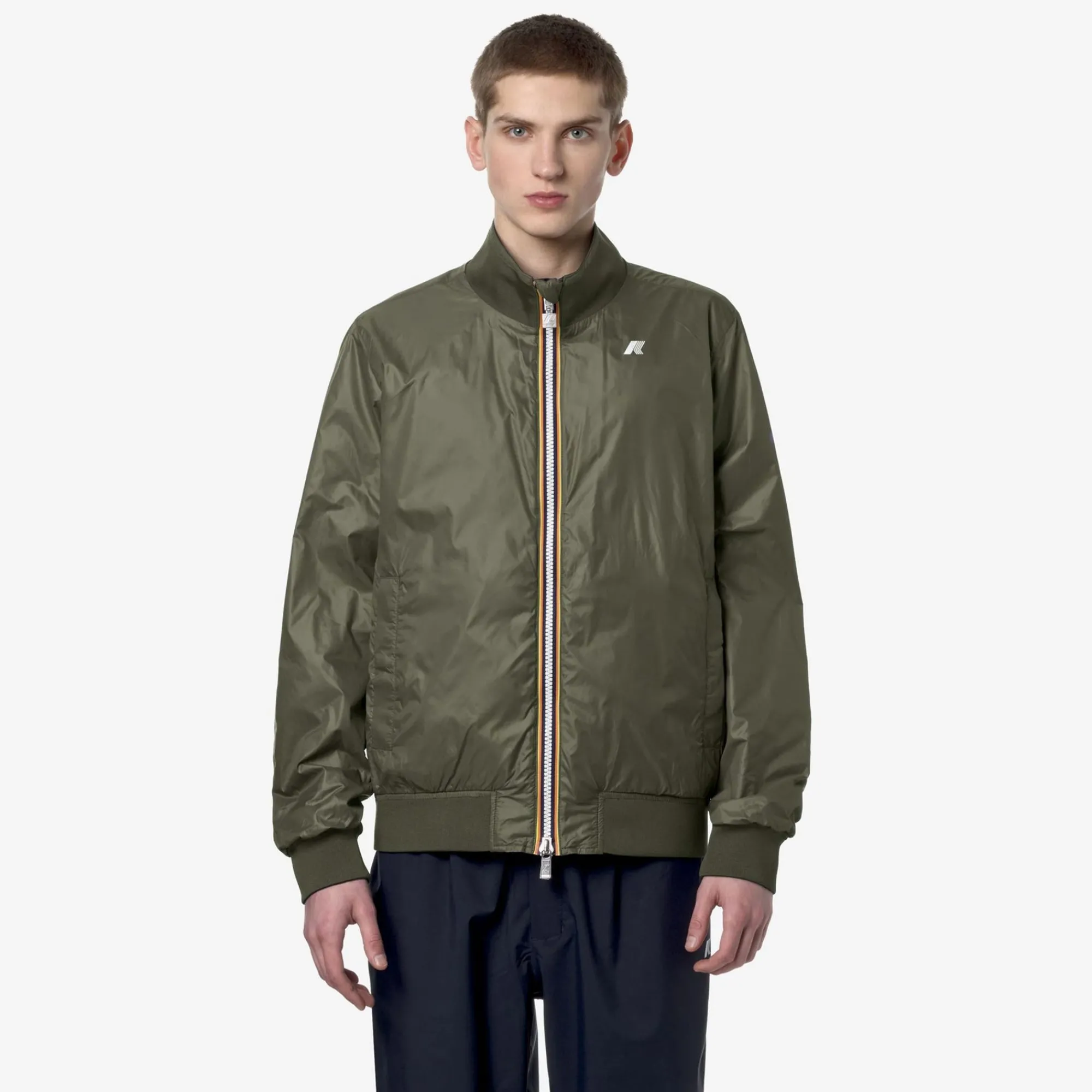 K-WAY Arsene Plus.2 Reversible - Jackets - Short - Man - Blue D-Green C Online