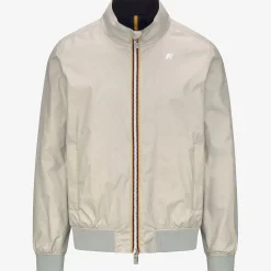 K-WAY Arsene Plus.2 Reversible - Jackets - Short - Man - Beigelt-Blue D New