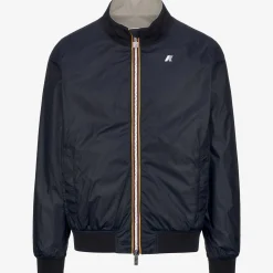 K-WAY Arsene Plus.2 Reversible - Jackets - Short - Man - Beigelt-Blue D New