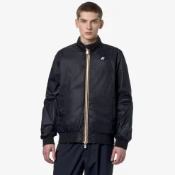 K-WAY Arsene Plus.2 Reversible - Jackets - Short - Man - Beigelt-Blue D New