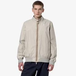 K-WAY Arsene Plus.2 Reversible - Jackets - Short - Man - Beigelt-Blue D New