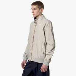 K-WAY Arsene Plus.2 Reversible - Jackets - Short - Man - Beigelt-Blue D New