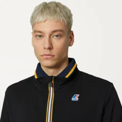 K-WAY Augur Poly Cotton - Fleece - Jacket - Unisex - Black Pure Store