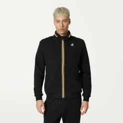 K-WAY Augur Poly Cotton - Fleece - Jacket - Unisex - Black Pure Store