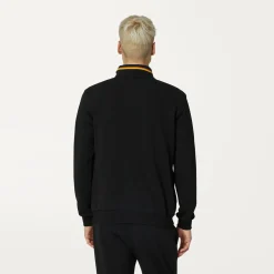 K-WAY Augur Poly Cotton - Fleece - Jacket - Unisex - Black Pure Store