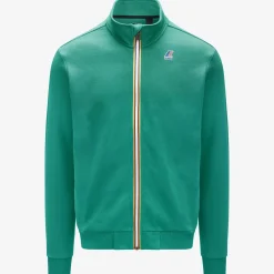 K-WAY Augur Poly Cotton - Fleece - Jacket - Unisex - Green Shop