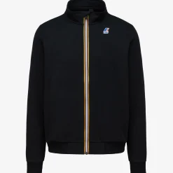 K-WAY Augur Poly Cotton - Fleece - Jacket - Unisex - Black Pure Fashion
