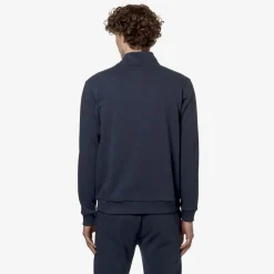 K-WAY Augur Poly Cotton - Fleece - Jacket - Unisex - Blue Depth Cheap