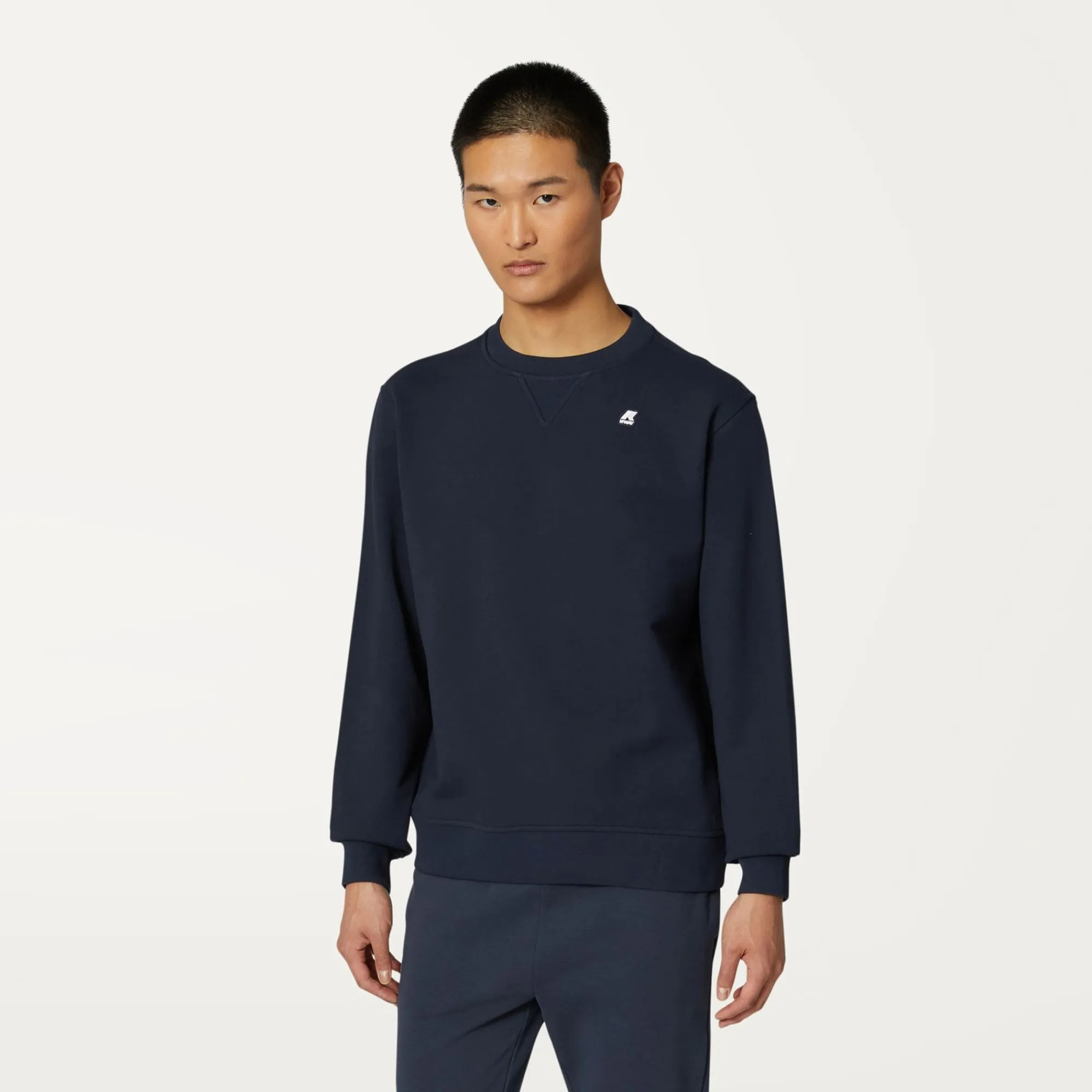 K-WAY Baptiste - Fleece - Jumper - Man - Blue Depth Flash Sale