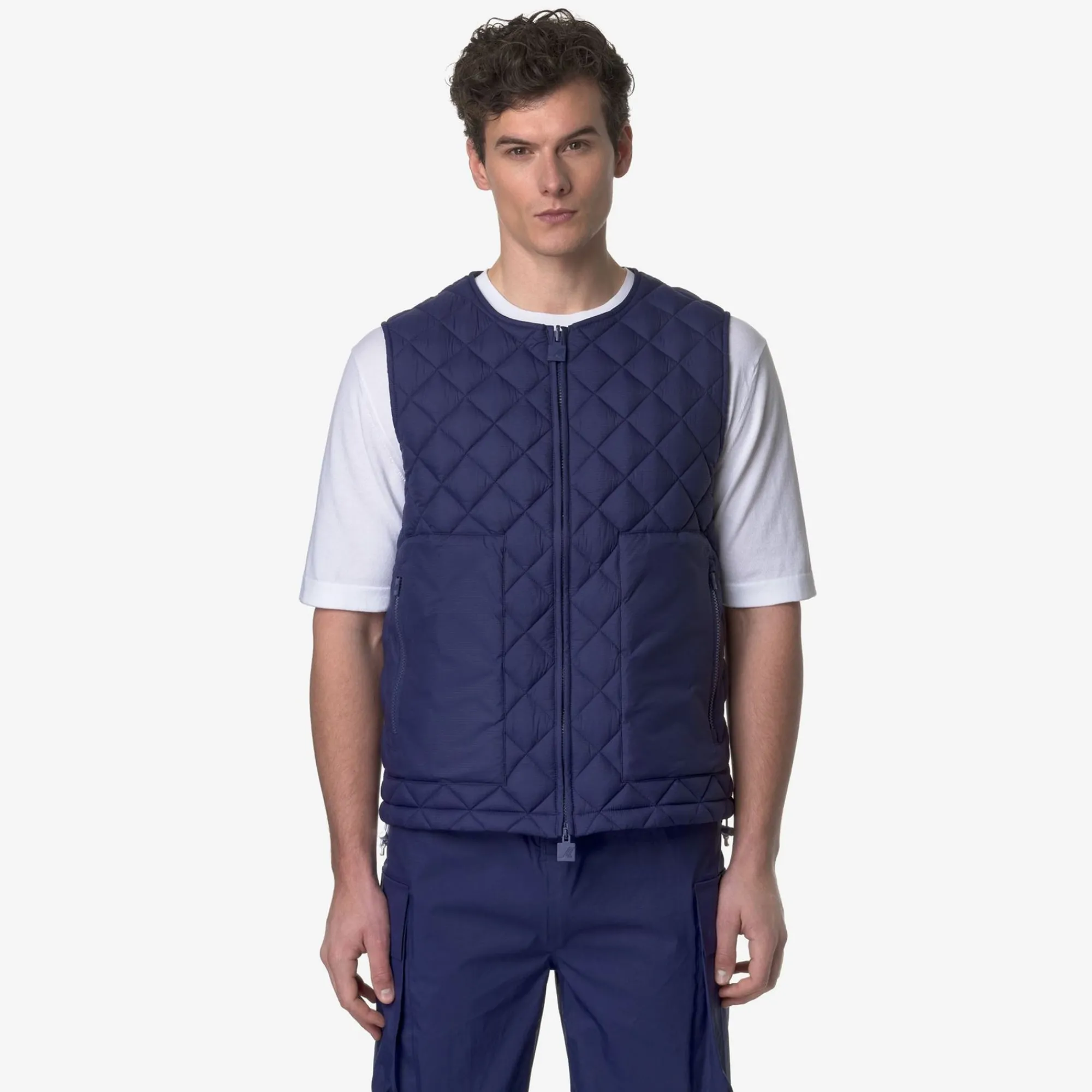 K-WAY Barnely Eco Light Warm - Jackets - Vest - Unisex - Blue Md Cobalt Hot