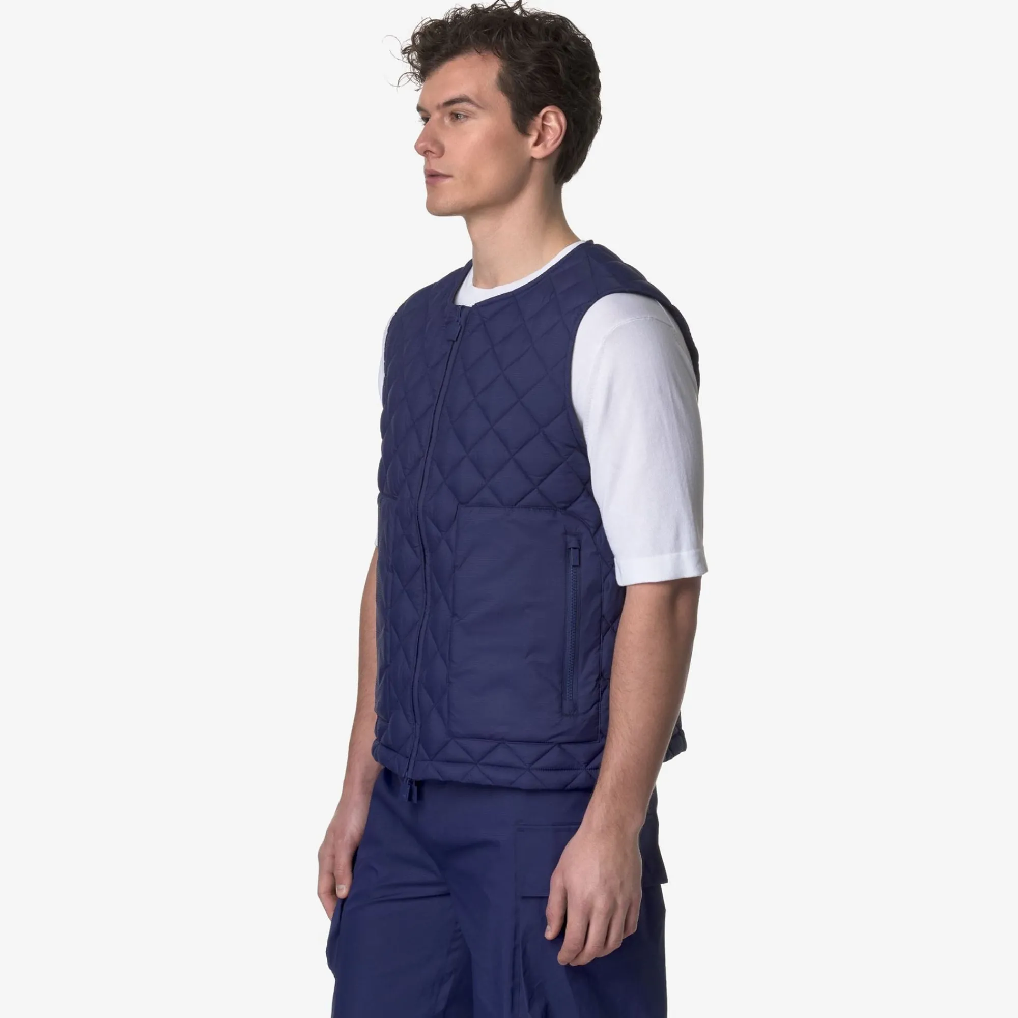 K-WAY Barnely Eco Light Warm - Jackets - Vest - Unisex - Blue Md Cobalt Hot