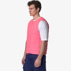 K-WAY Barnely Eco Light Warm - Jackets - Vest - Unisex - Pink Camellia New