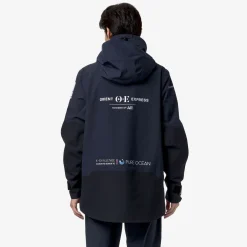 K-WAY Barrow Orient Express Ac - Jackets - 3/4 Length - Unisex - Blue Dress Flash Sale