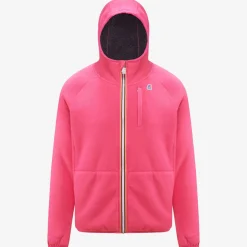 K-WAY Beau St Fur Bonded - Fleece - Jacket - Unisex - Fuchsiamag-Greysmk Sale