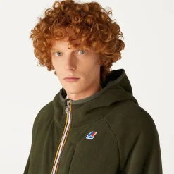 K-WAY Beau St Fur Bonded - Fleece - Jacket - Unisex - Green Blackish- Grey Smk Hot