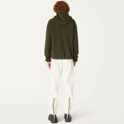 K-WAY Beau St Fur Bonded - Fleece - Jacket - Unisex - Green Blackish- Grey Smk Hot