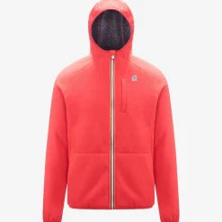K-WAY Beau St Fur Bonded - Fleece - Jacket - Unisex - Red- Grey Smk Online