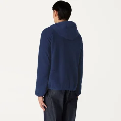 K-WAY Beau St Fur Bonded - Fleece - Jacket - Unisex - Blue Depth-Grey Smk Best