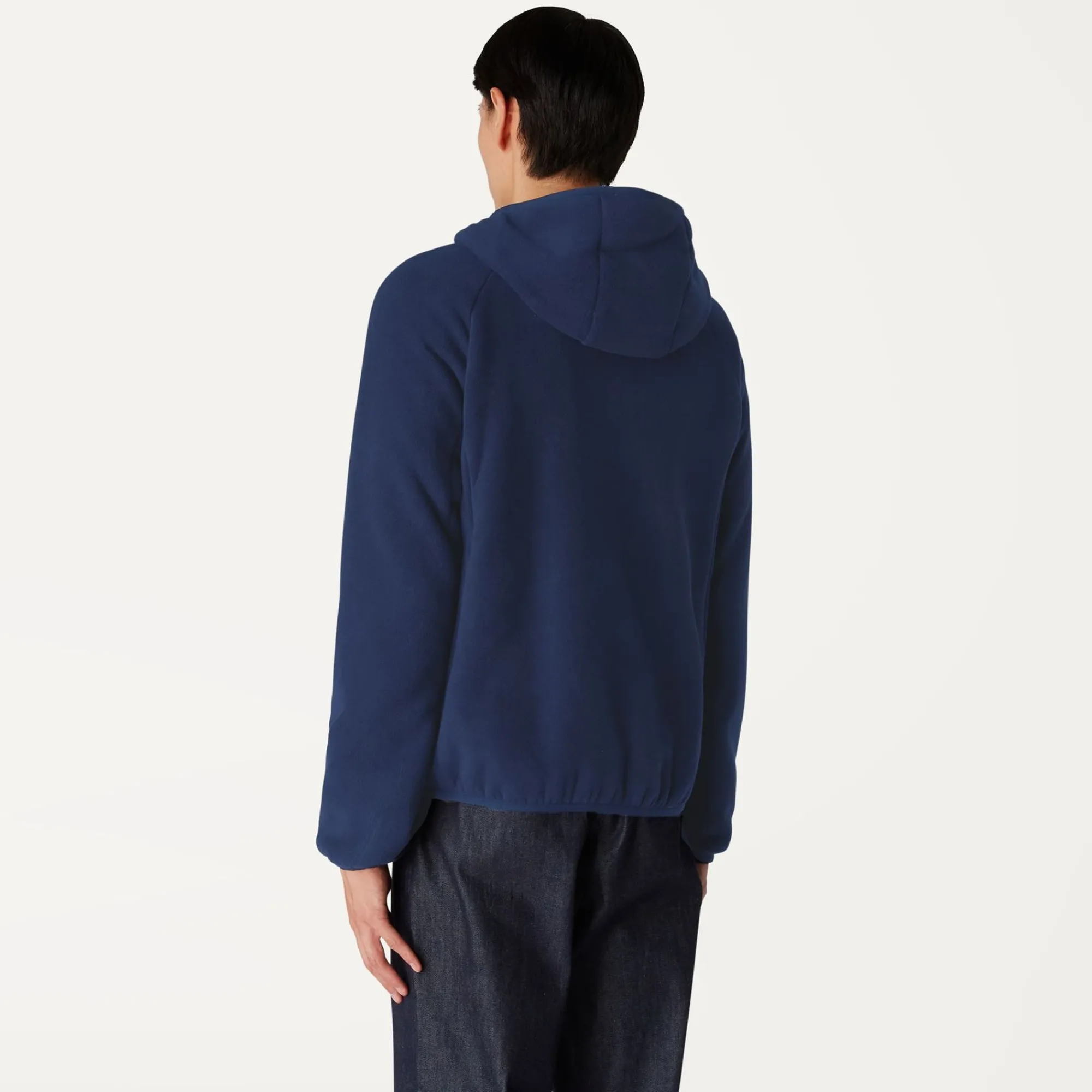 K-WAY Beau St Fur Bonded - Fleece - Jacket - Unisex - Blue Depth-Grey Smk Best