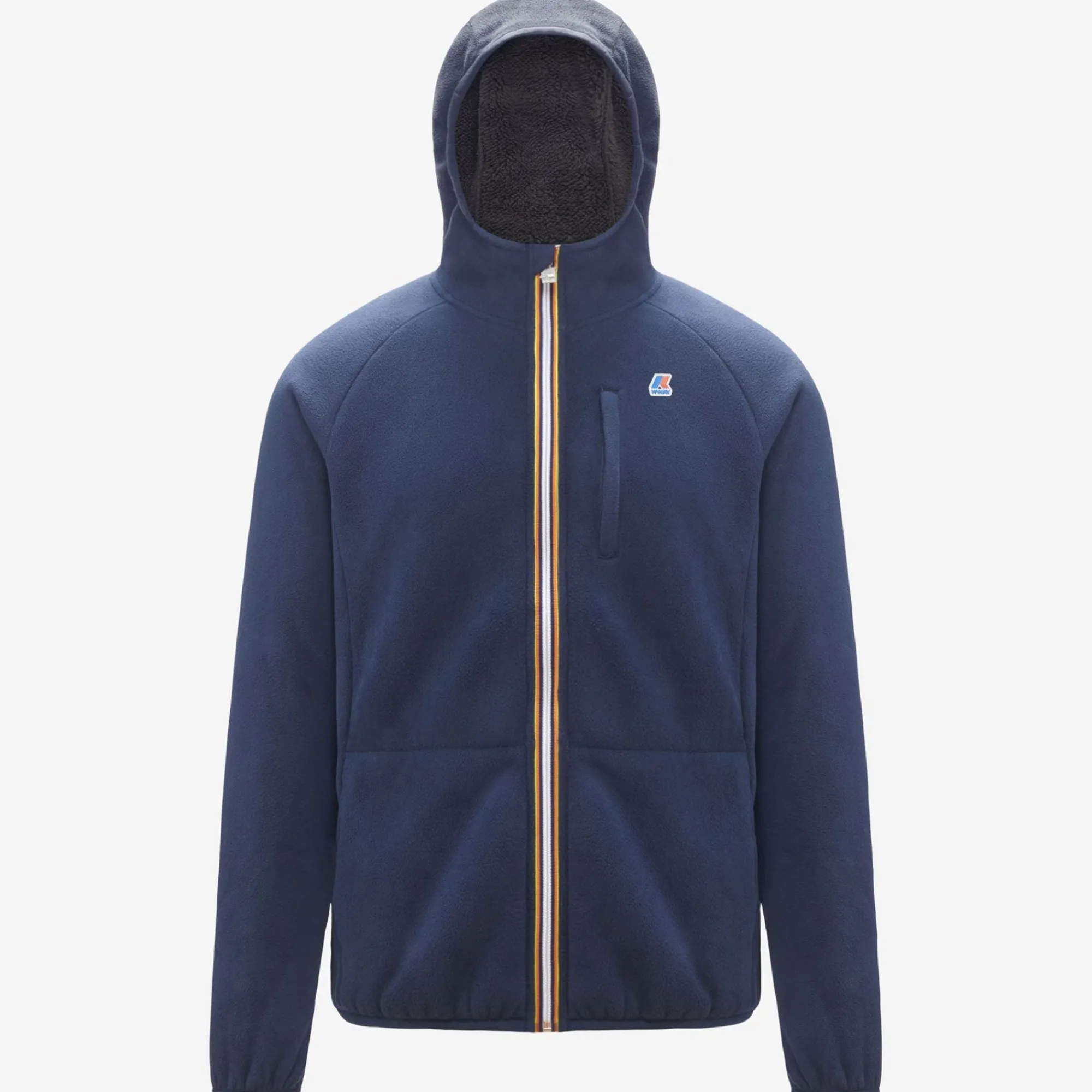 K-WAY Beau St Fur Bonded - Fleece - Jacket - Unisex - Blue Depth-Grey Smk Shop