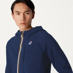 K-WAY Beau St Fur Bonded - Fleece - Jacket - Unisex - Blue Depth-Grey Smk Shop