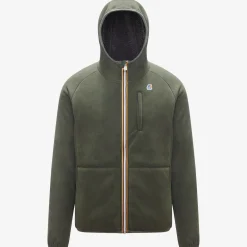 K-WAY Beau St Fur Bonded - Fleece - Jacket - Unisex - Green Blackish- Grey Smk Cheap