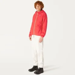 K-WAY Beau St Fur Bonded - Fleece - Jacket - Unisex - Red- Grey Smk Store