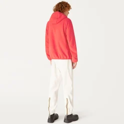 K-WAY Beau St Fur Bonded - Fleece - Jacket - Unisex - Red- Grey Smk Store