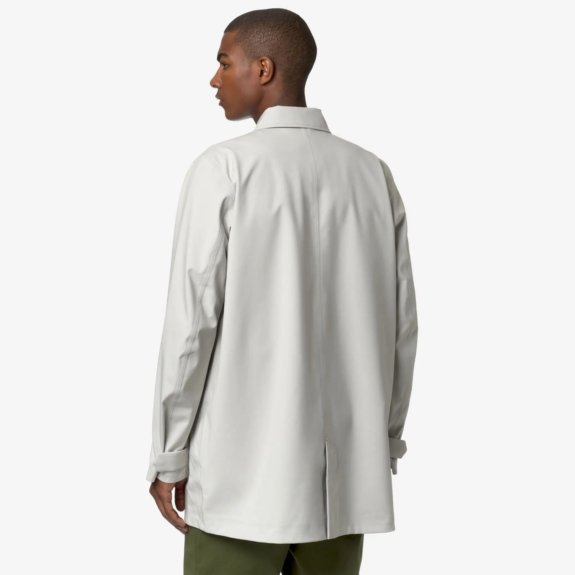 K-WAY Benny Bonded Jersey - Jackets - 3/4 Length - Man - Beige Lt New