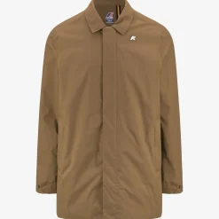 K-WAY Benny Ottoman - Jackets - 3/4 Length - Man - Brown Corda Best Sale