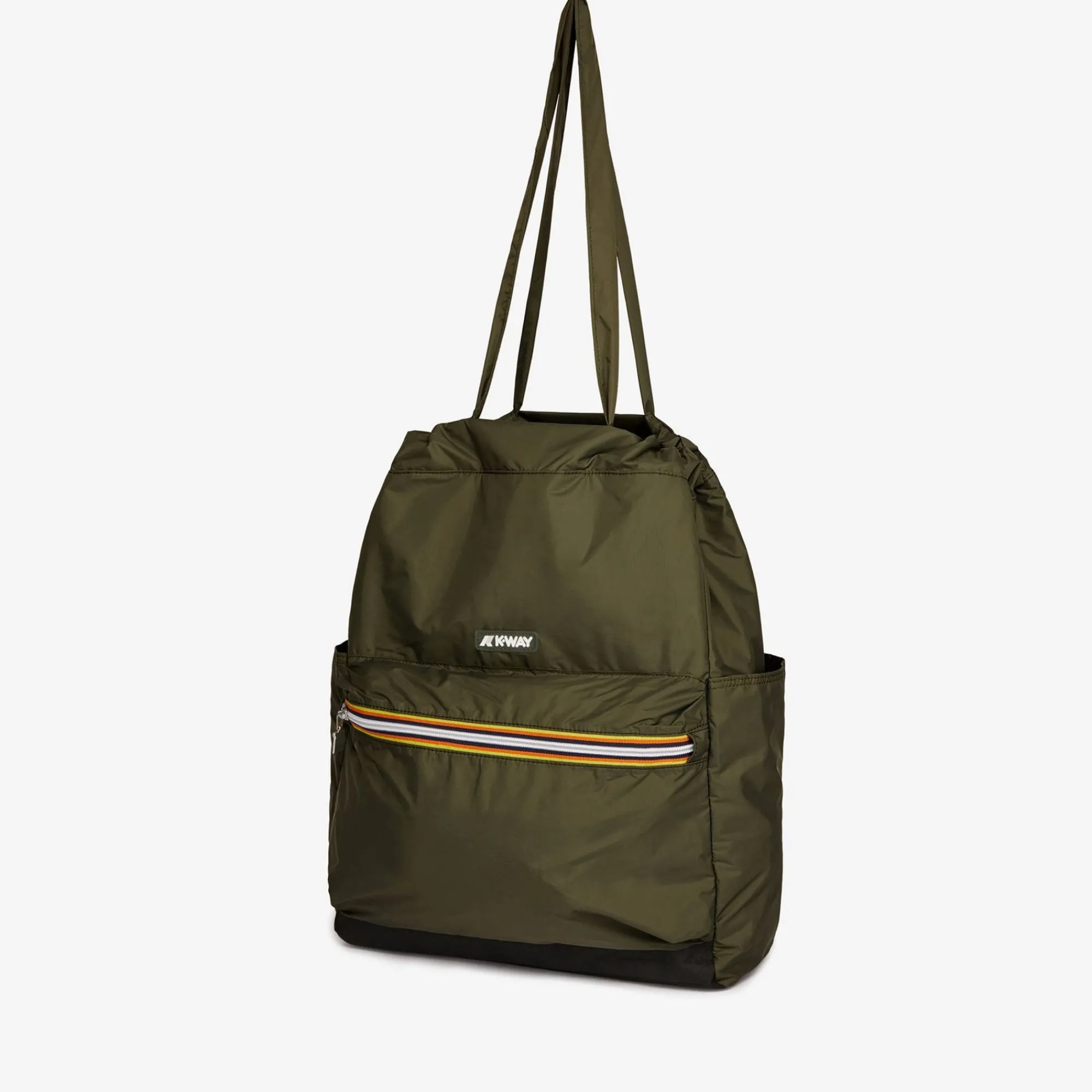 K-WAY Blandy - Bags - Tote Bag - Unisex - Green Blackish Clearance
