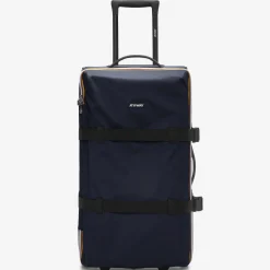 K-WAY Blossac M - Luggage Bags - Trolley - Unisex - Blue Depht-Black Pure Discount