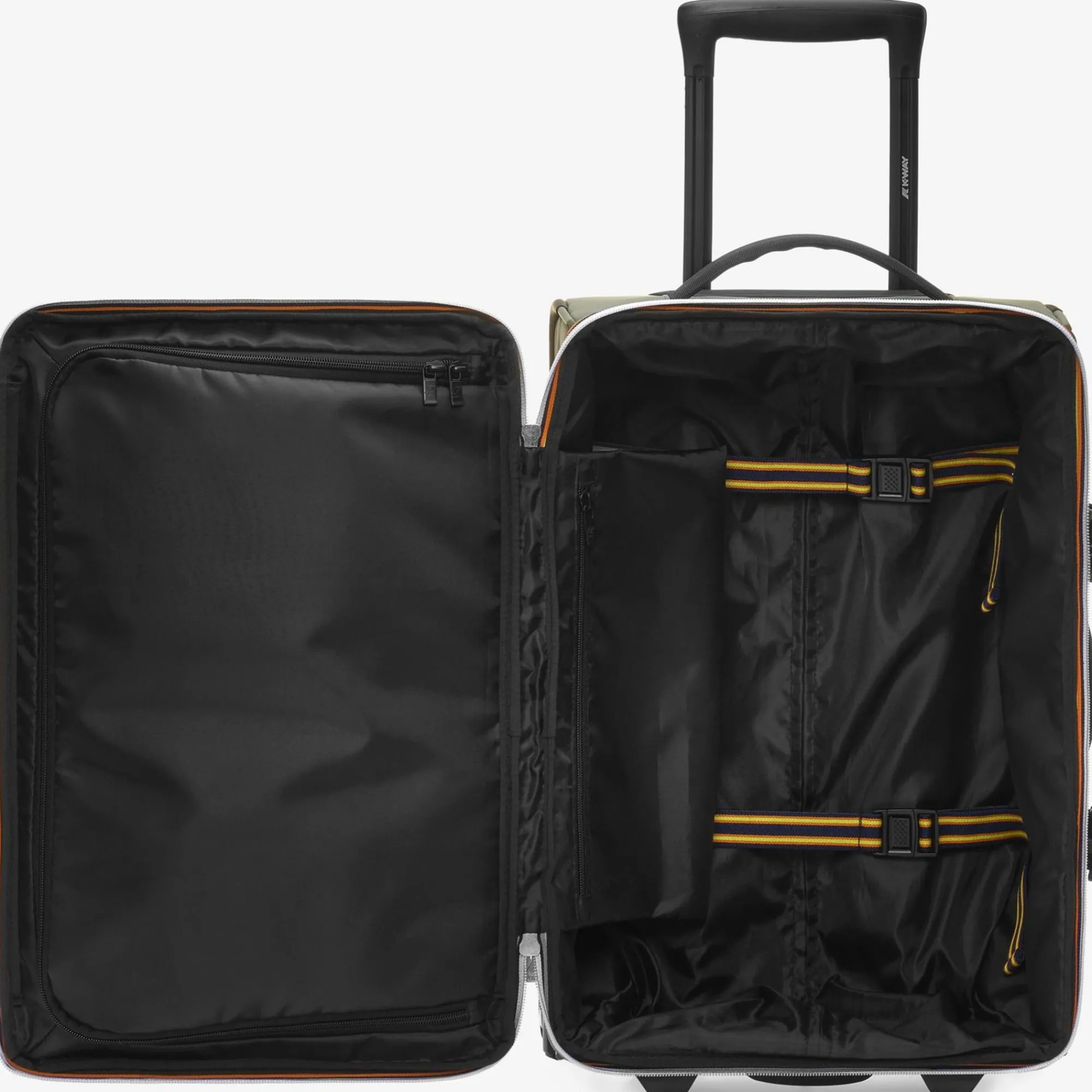 K-WAY Blossac S - Luggage Bags - Trolley - Unisex - Green Blackish-Black Pure Best Sale
