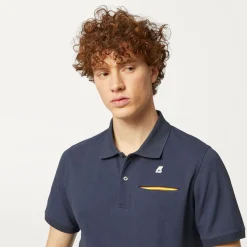 K-WAY Briac - Polo Shirts - Polo - Man - Blue Depth Shop