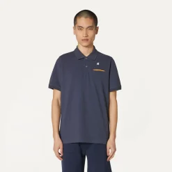 K-WAY Briac - Polo Shirts - Polo - Man - Blue Depth Shop