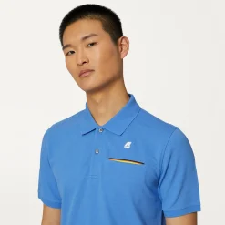 K-WAY Briac - Polo Shirts - Polo - Man - Blue Ultramarine Hot