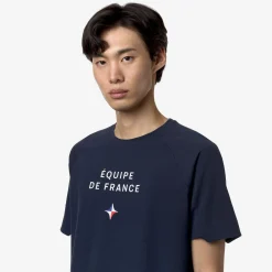 K-WAY Brombeis Orient Express Ac - T-Shirtstop - T-Shirt - Unisex - Blue Dress Online