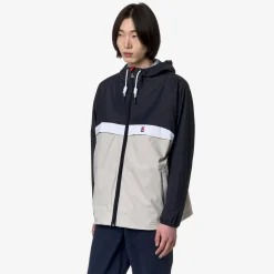 K-WAY Claude 1975 Hurricane - Jackets - Mid - Unisex - Blue Depth-Lt Beige Best