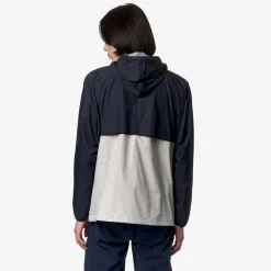 K-WAY Claude 1975 Hurricane - Jackets - Mid - Unisex - Blue Depth-Lt Beige Best