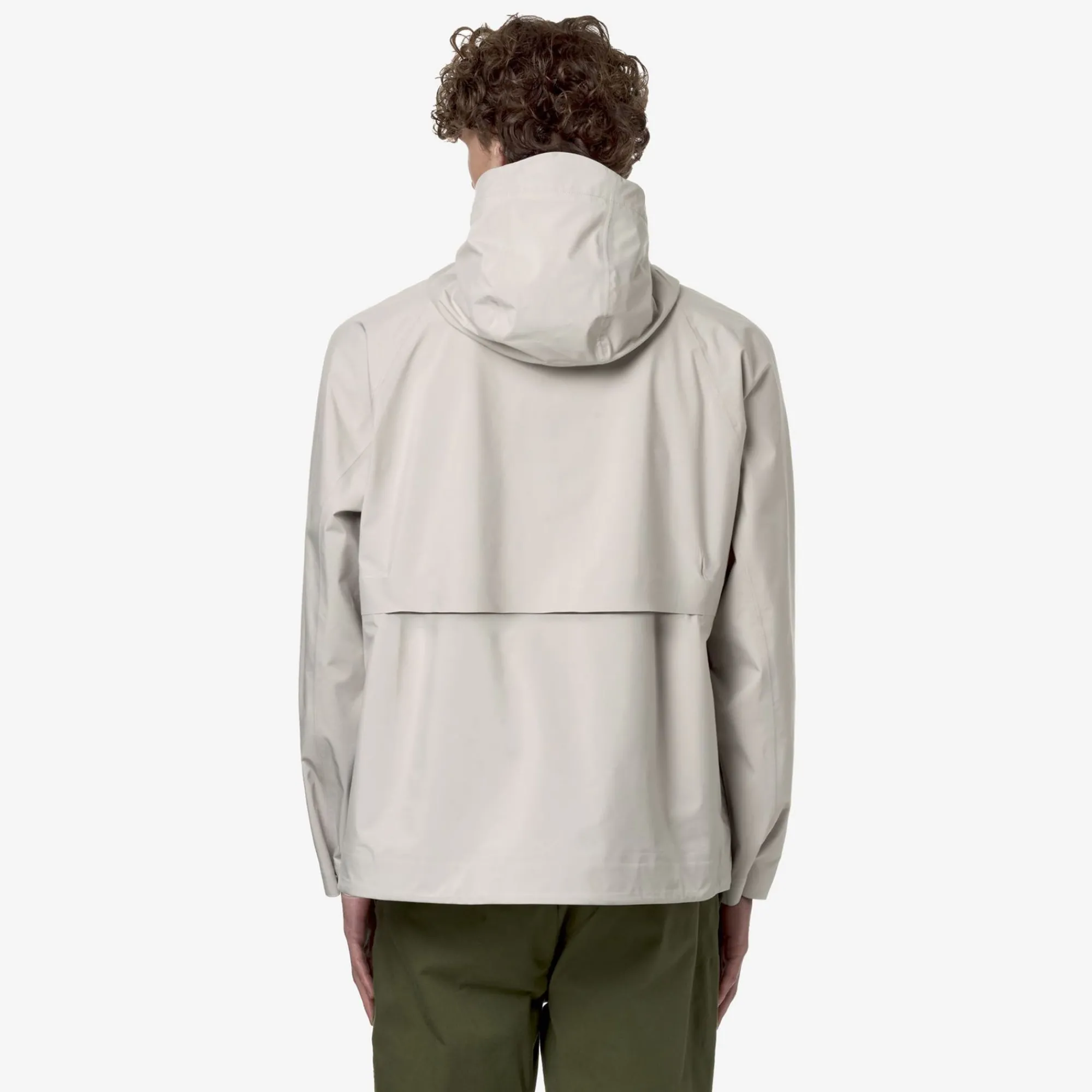 K-WAY Claudel Clean Look 3L - Jackets - Mid - Man - Beige L-Blue F Sale