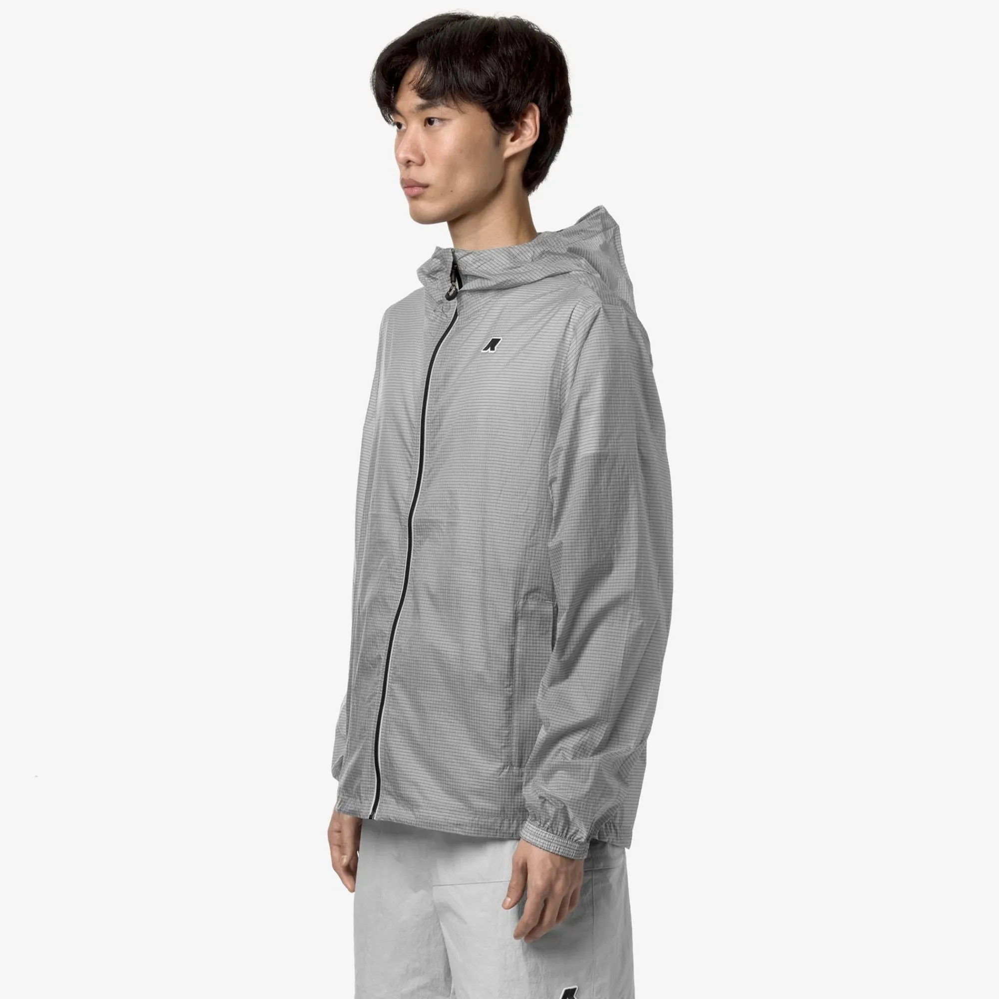 K-WAY Cleon Nylon Ripstop - Jackets - Short - Unisex - Grey Ash Ripstop Online