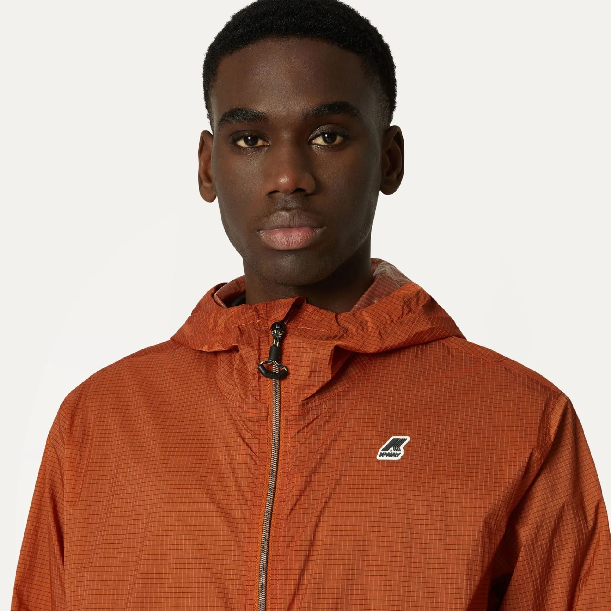 K-WAY Cleon Nylon Ripstop - Jackets - Short - Unisex - Orange Copper Ripstop Store