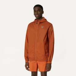 K-WAY Cleon Nylon Ripstop - Jackets - Short - Unisex - Orange Copper Ripstop Store