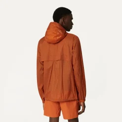 K-WAY Cleon Nylon Ripstop - Jackets - Short - Unisex - Orange Copper Ripstop Store