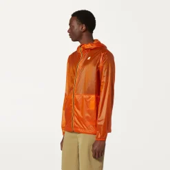 K-WAY Cleonard Light Micro Ripstop - Jackets - Mid - Man - Orange Russet Shop