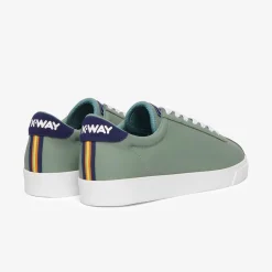 K-WAY Club K - Sneakers - Low Cut - Unisex - Green Fjord-White Discount