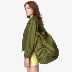 K-WAY Colinne - Bags - Shoulder Bag - Unisex - Green Sphagnum Shantung Best