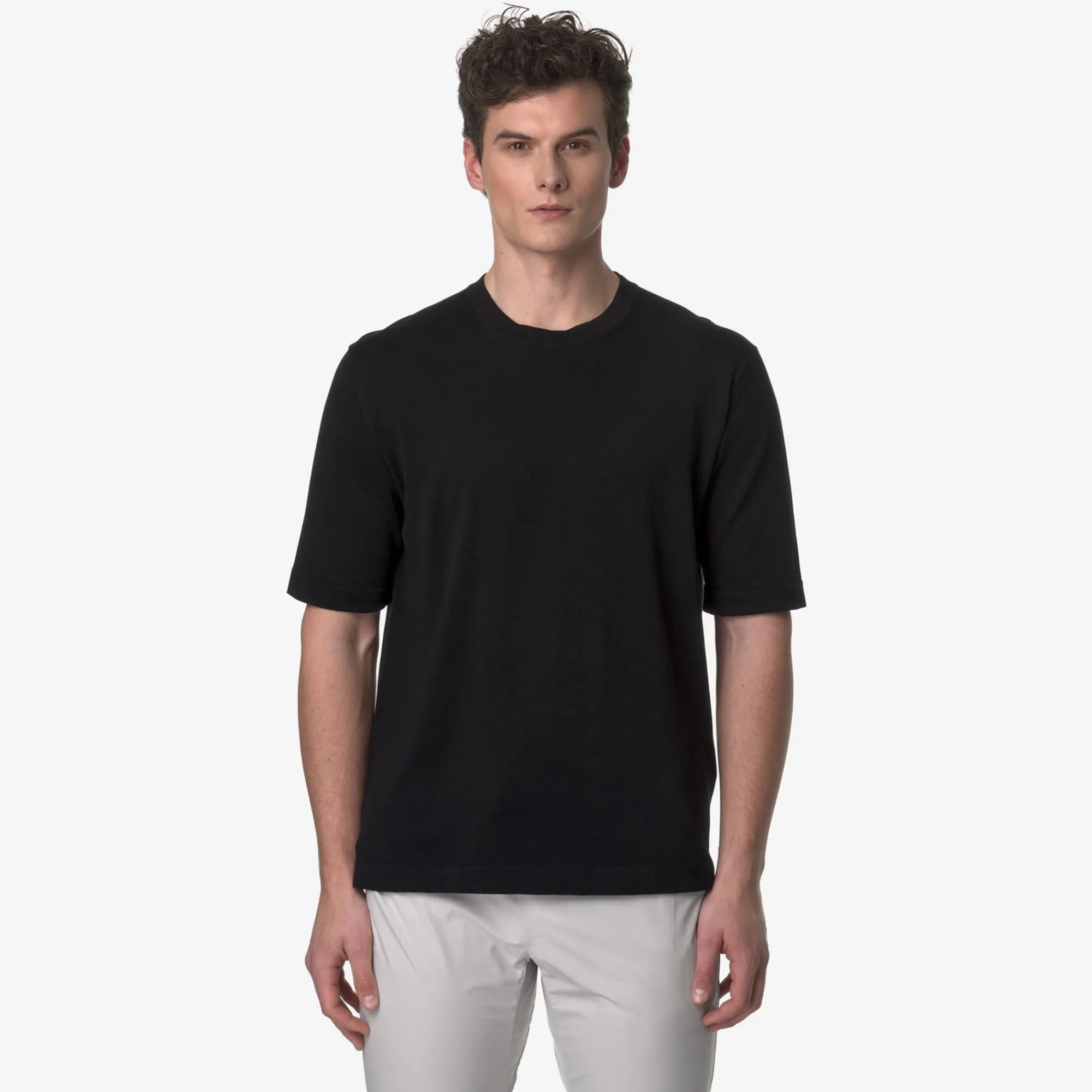 K-WAY Combe - Knitwear - Pullover - Man - Black Pure New