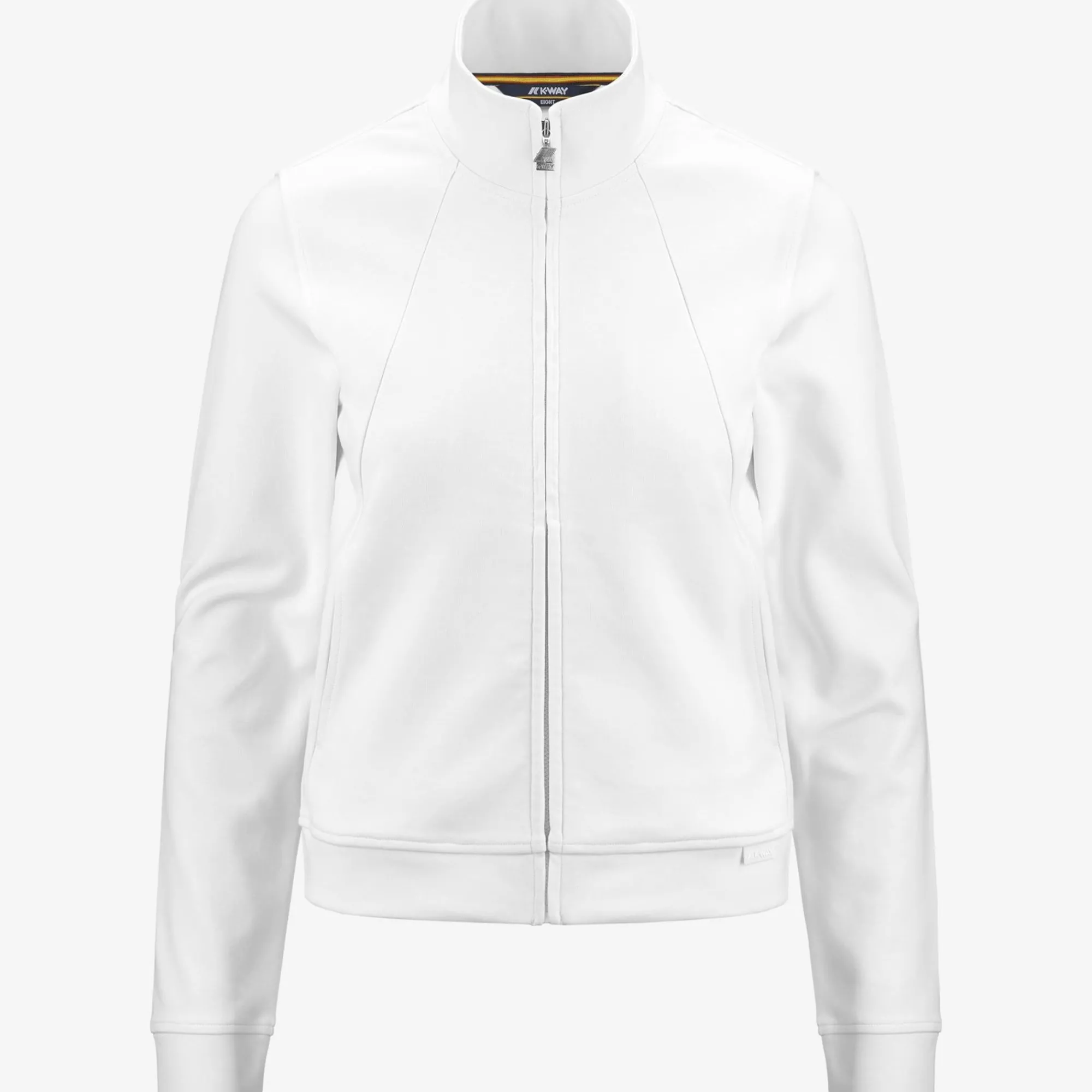 K-WAY Cyrielle Interlock - Fleece - Jacket - Woman - White Best